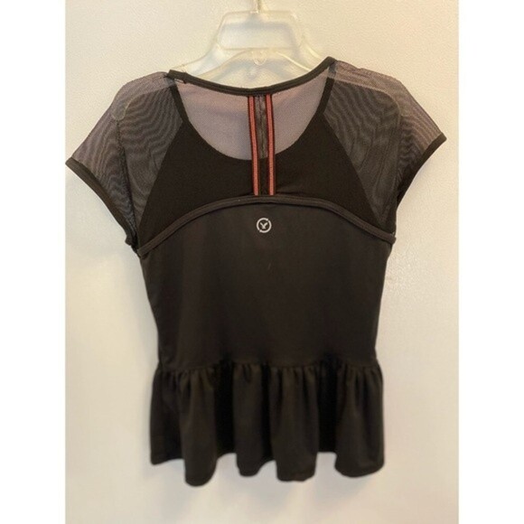 American Eagle AE Black Peplum Top - Picture 4 of 5